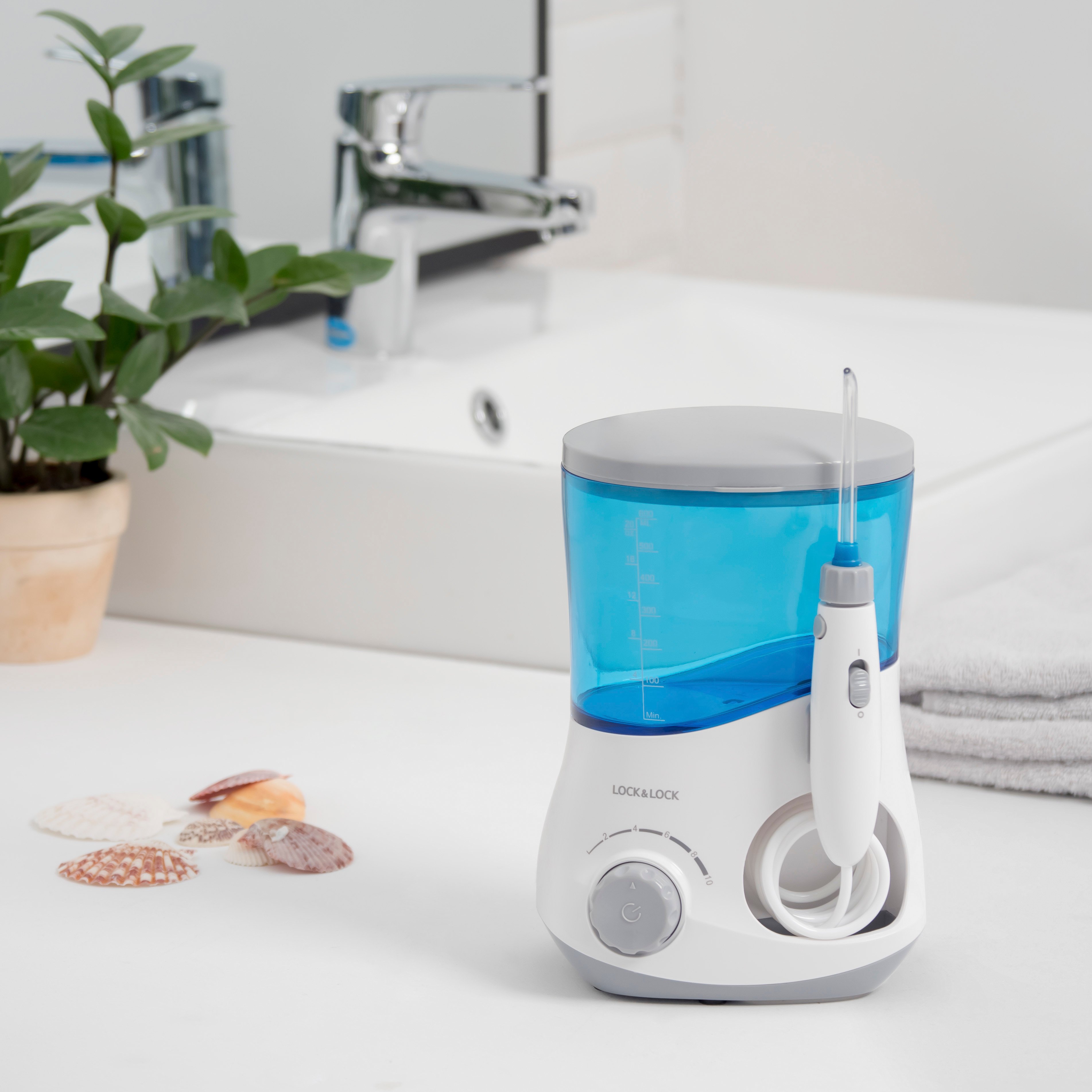 Oral Irrigator, 600ml Capacity for Family, 5 Nozzles - ENR111BLU, , large image number 4